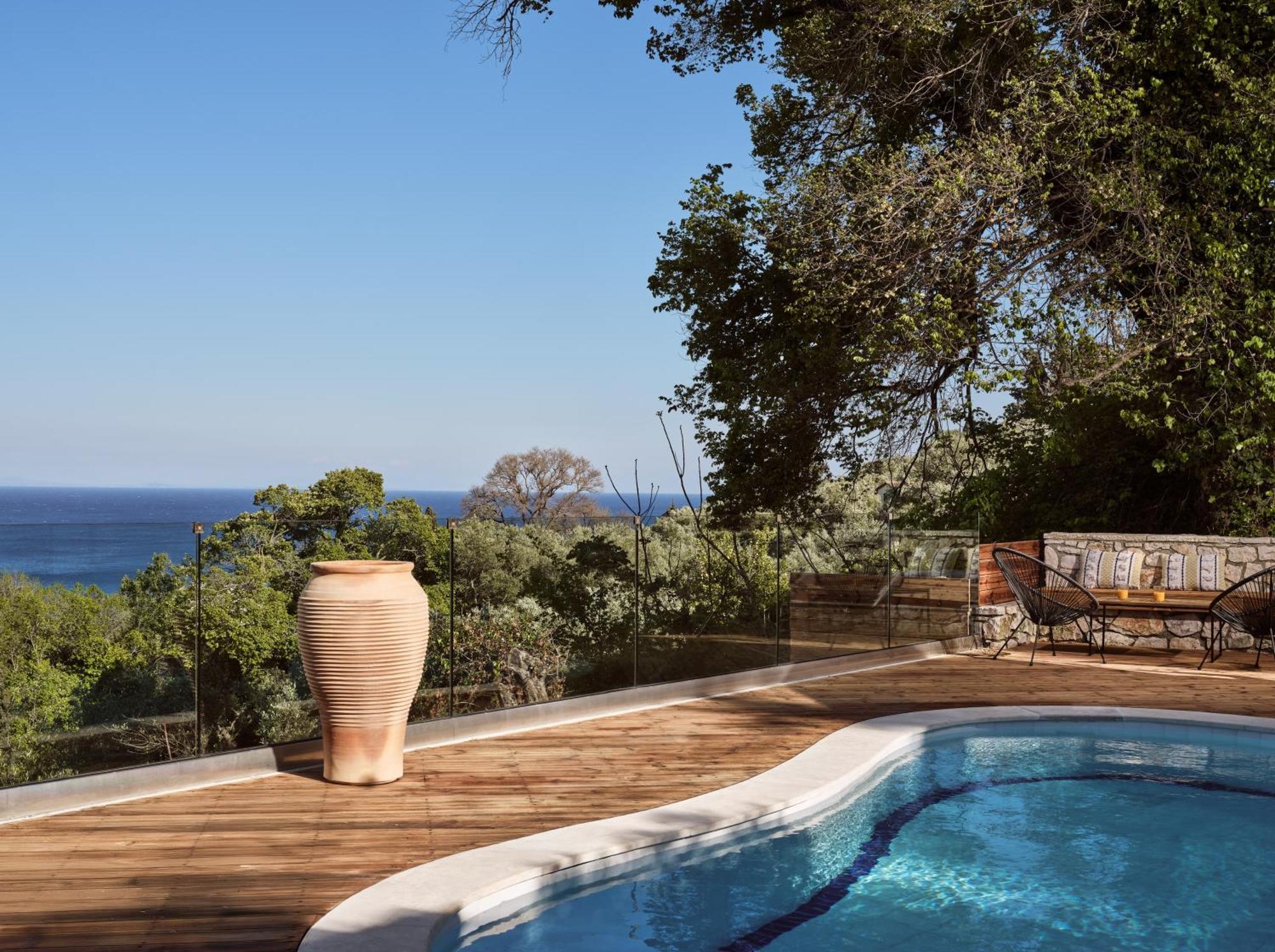 Chris & Jo Villas, Enchanting Escapes, With Heated Pools & Seaviews By Thinkvilla 扎金索斯镇 外观 照片
